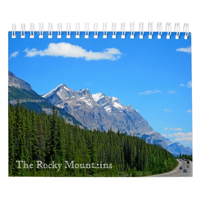 Calendário das Montanhas Rochosas, Canadá (Capa)