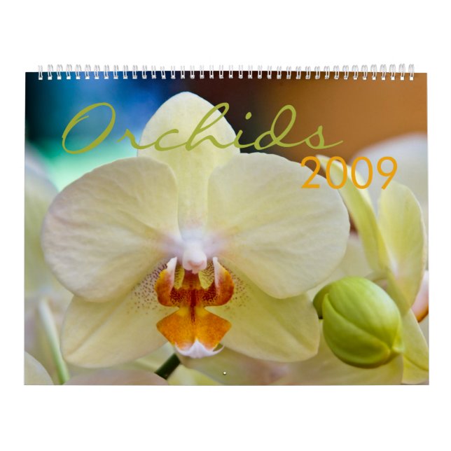 Calendário das orquídeas 2009 (Capa)