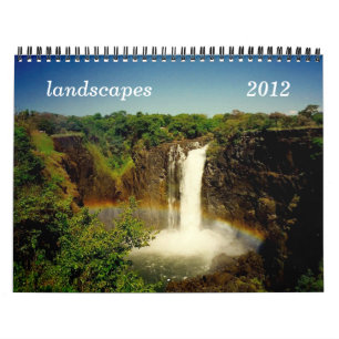 calendário das paisagens 2012