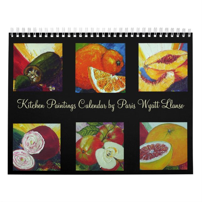Calendário das pinturas da cozinha de Paris (Capa)