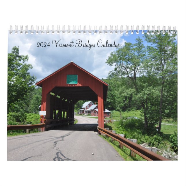 Calendário das Pontes Vermont 2024 (Capa)