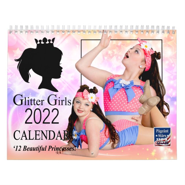 Calendário das Raparigas Glitter 2022 (Capa)