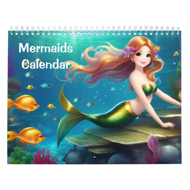 Calendário das Sereias para Crianças (Capa)