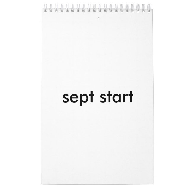 Calendário data de início do sept 2015 (Capa)