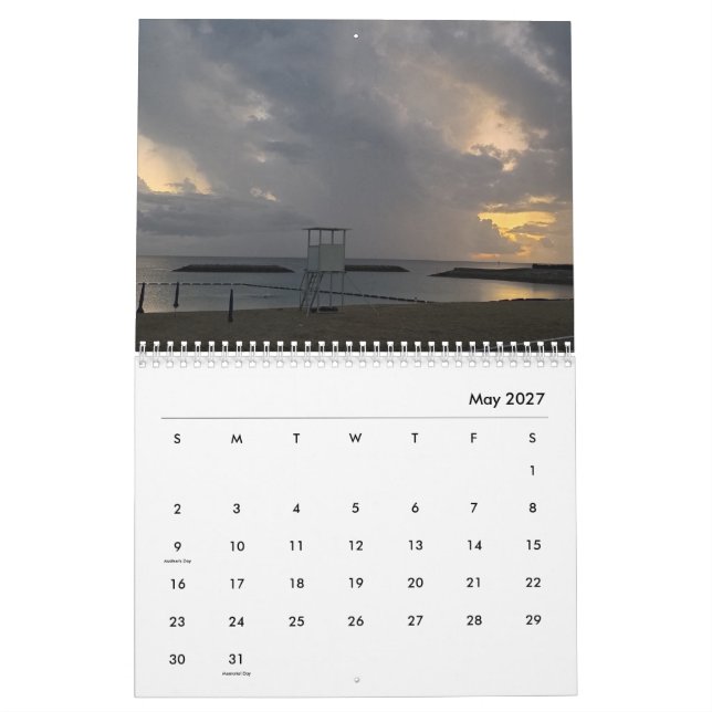 Calendário de 12 Meses - As Visões da Água (Maio 2027)