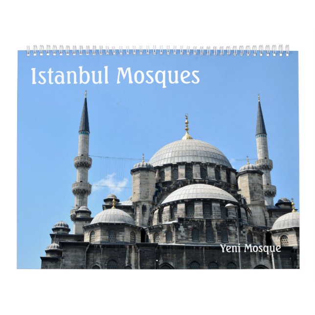 Calendário de 12 meses das Mesquitas de Istambul (Capa)