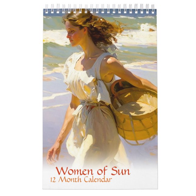 Calendário de 12 Meses das Mulheres do Sol (página (Capa)