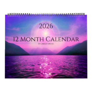 Calendário de 12 Meses de 2026 por SSTRANGECLOUDSS