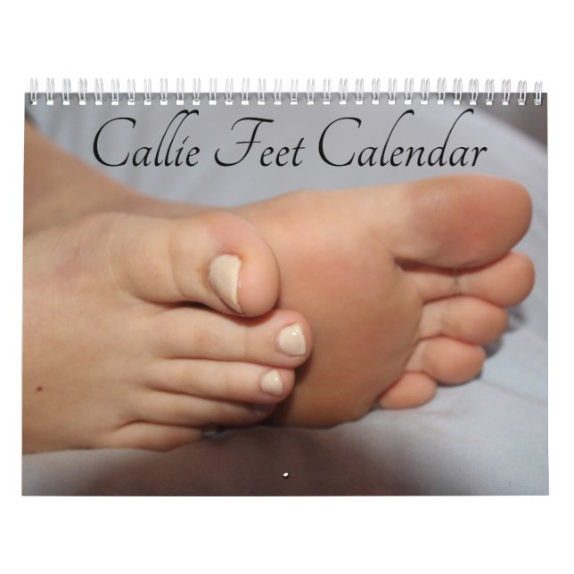 Calendário de 12 meses de Callie Feet (Capa)