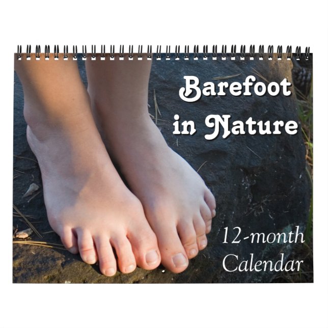 Calendário de 12 meses de Kellie Barefoot na Natur (Capa)