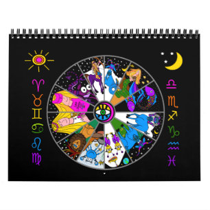 CALENDÁRIO DE 12 MESES DE ZODIAC