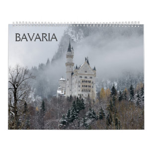 Calendário de 12 meses do Muro da Baviera