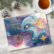 Calendário de 12 Meses do Zodiac