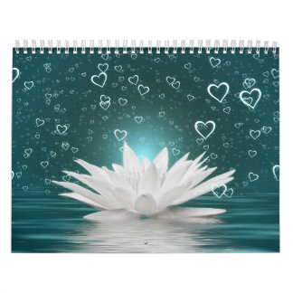 Calendário de 12 Meses Zen