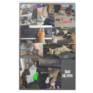 Calendário de 18 meses do Sleuth o' Floofs