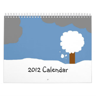 Calendário de 2012 estações