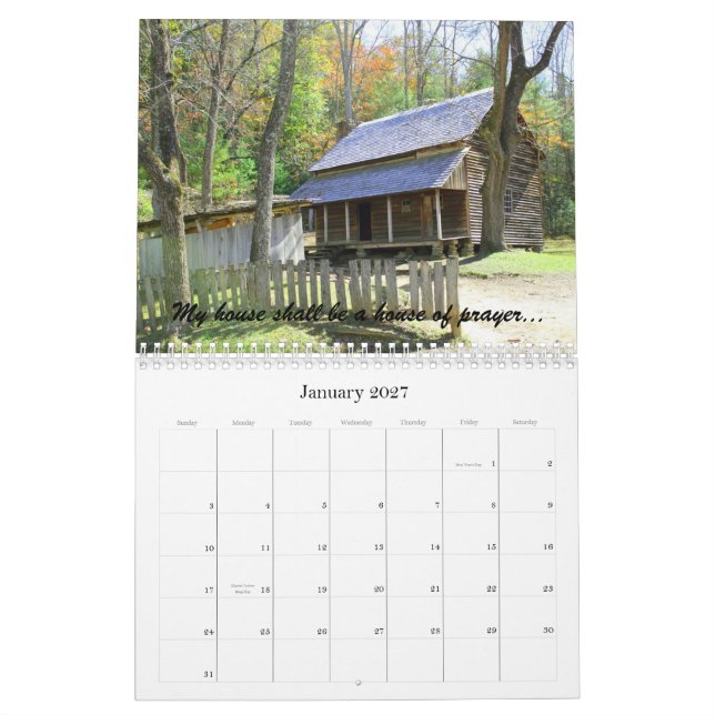 Calendário de 2012 orações (Jan 2027)