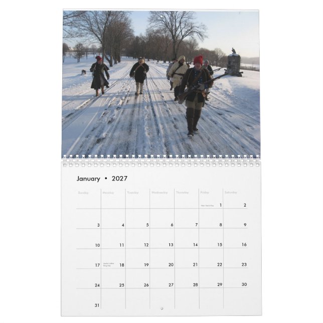 Calendário de 2012 quinto New York (Jan 2027)