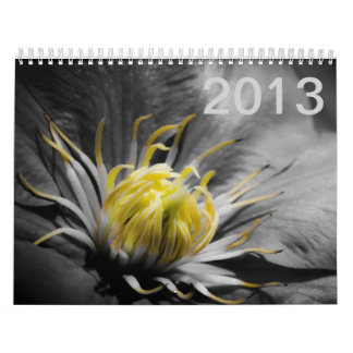 Calendário de 2013 flores