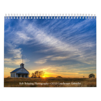 Calendário de 2013 paisagens pela fotografia de