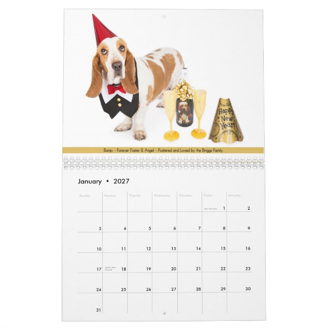 Calendário de 2014 AZBHR (Jan 2027)