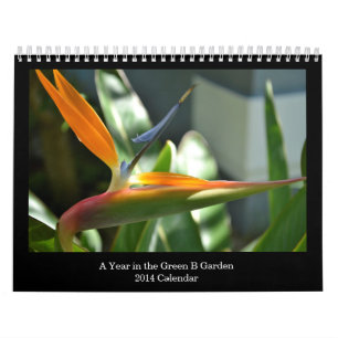 Calendário de 2014 jardins