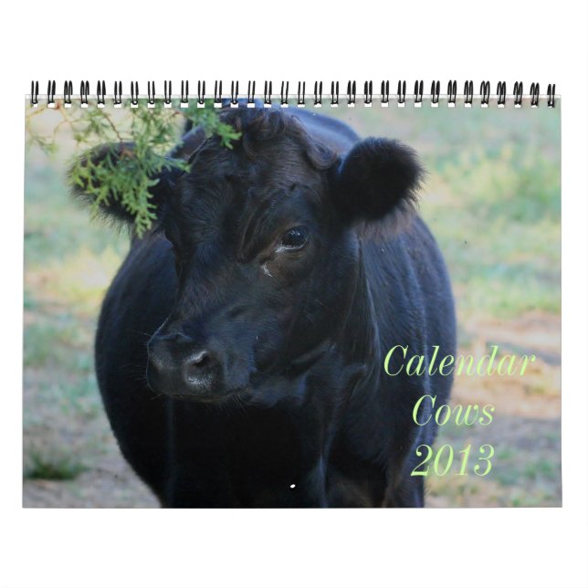 Calendário de 2014 vacas (Capa)