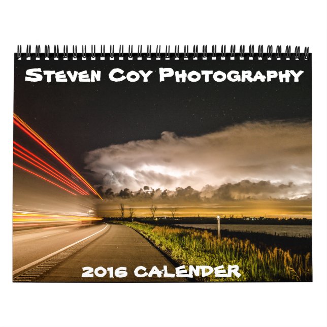 Calendário de 2016 da Fotografia Steven Coy (Capa)