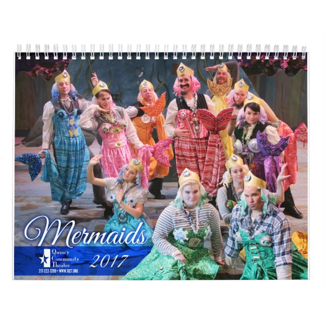 Calendário de 2017 sereias (Capa)