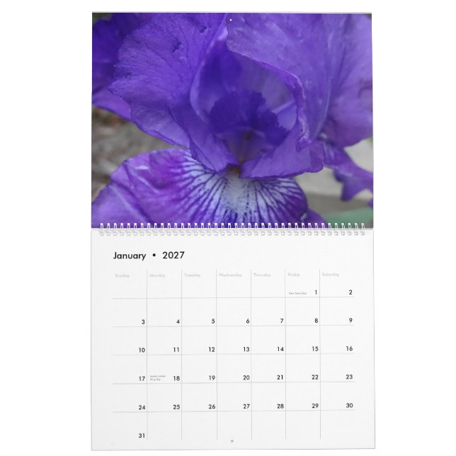 Calendário de 2018 paisagens (Jan 2027)