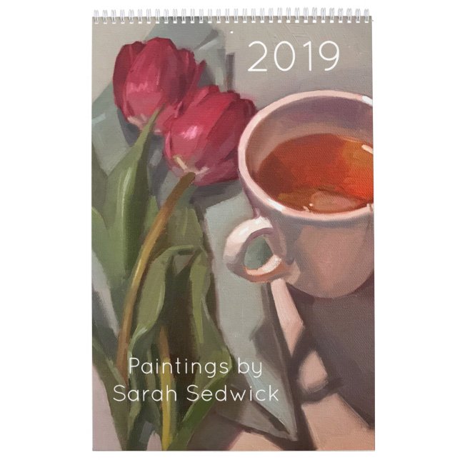Calendário de 2019, Pinturas de Sarah Sedwick (Capa)