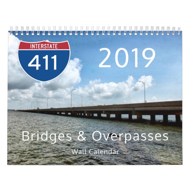 Calendário de 2019 pontes & de passagem superiores (Capa)