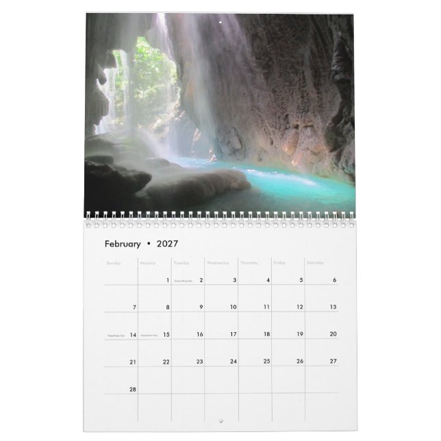 Calendário de 2020 costumes (Fev 2027)