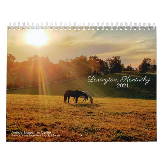 Calendário de 2021 de Arondel Equestrian (Capa)
