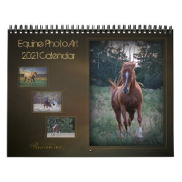 Calendário de 2021 sobre Equine Fine Art