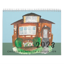 Calendário de 2023 da Associação Chicago Bungalow