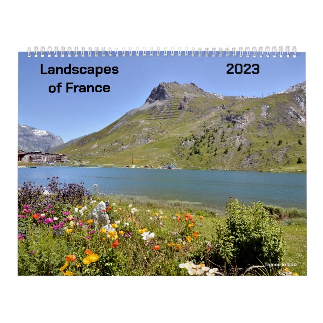 Calendário de 2023 paisagens da França (Capa)