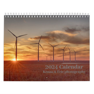 Calendário de 2024 - Kenna e Eric Fotografia