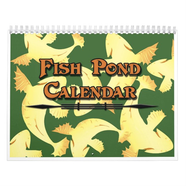 Calendário de 2024: Peixe Koi - Colorido (Capa)
