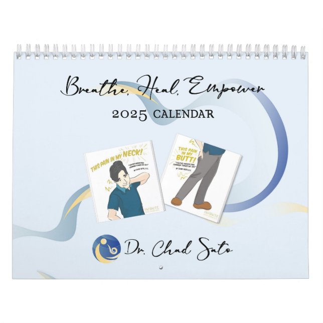 Calendário de 2025 do Dr. Chad Sato (Capa)
