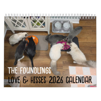 Calendário de 2026 de Amor e Repreensões - os Enje