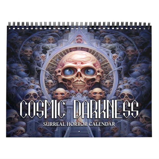 Calendário de 2026 sobre Escuridão Cósmica (Capa)