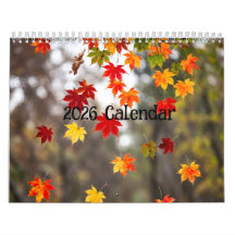 Calendário de 2027 (Folhas de Outono - Criado por