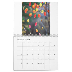 Calendário de 2027 (Folhas de Outono - Criado por 