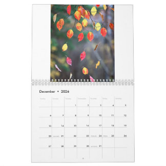 Calendário de 2027 (Folhas de Outono - Criado por