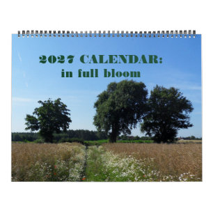 Calendário de 2027: um ano em flor