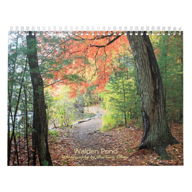 Calendário de 4 estações: 2027 Walden Pond (Capa)