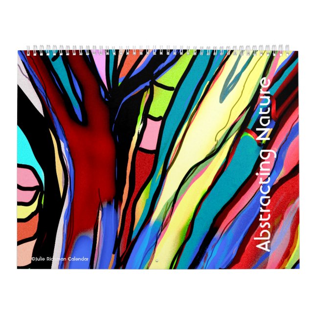 Calendário de abstracção da natureza por Julie (Capa)