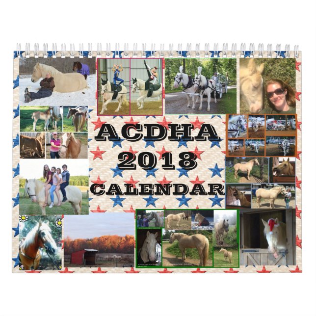 Calendário de ACDHA 2018 (Capa)