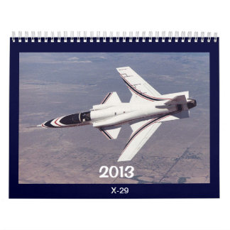 calendário de aeronaves de 2013